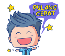 Chibi Employee sticker #14443429