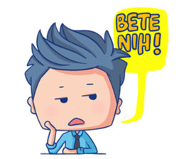 Chibi Employee sticker #14443431