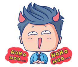 Chibi Employee sticker #14443434