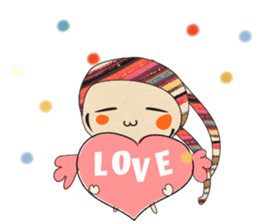 Mischievous Rabbit Zebra sticker #14445148