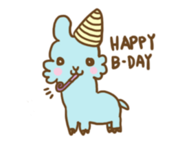 Blue Green Alpaca sticker #14445618