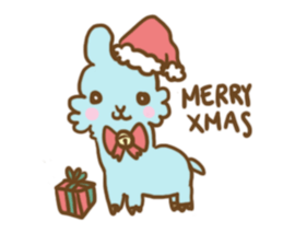 Blue Green Alpaca sticker #14445622