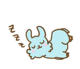 Blue Green Alpaca sticker #14445623