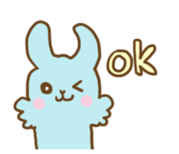 Blue Green Alpaca sticker #14445624