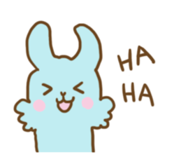 Blue Green Alpaca sticker #14445625