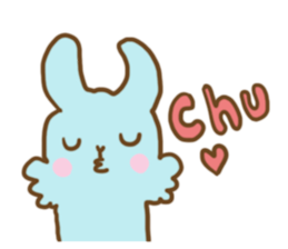 Blue Green Alpaca sticker #14445628