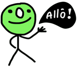 Bonjour (French) sticker #14446776