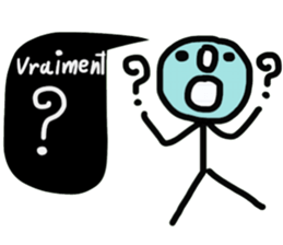 Bonjour (French) sticker #14446784