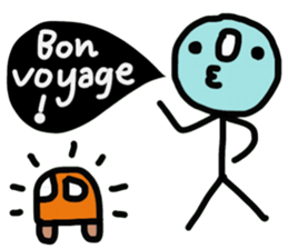 Bonjour (French) sticker #14446788