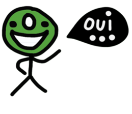 Bonjour (French) sticker #14446796