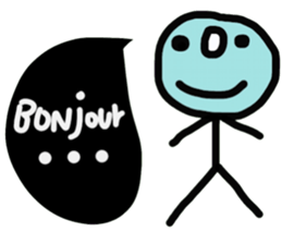 Bonjour (French) sticker #14446798