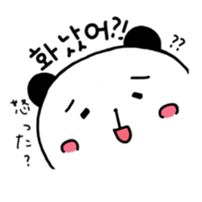 Panda Japanese Korean sticker #14447124