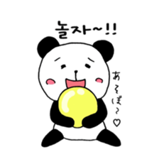 Panda Japanese Korean sticker #14447143