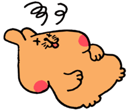 Speaking cute rabbit. sticker #14447214