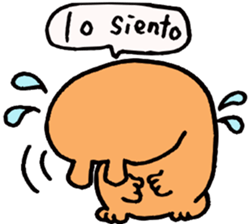 Speaking cute rabbit. sticker #14447217