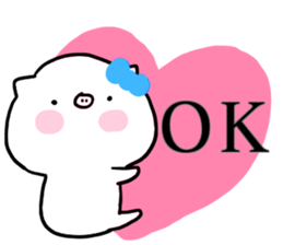 pig face3 sticker #14447360