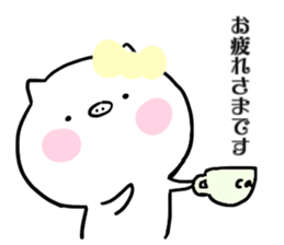 pig face3 sticker #14447366