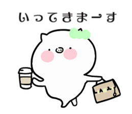 pig face3 sticker #14447379