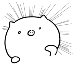 pig face3 sticker #14447387