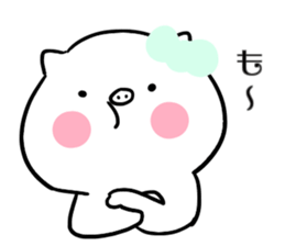 pig face3 sticker #14447389