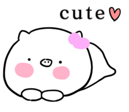 pig face3 sticker #14447394