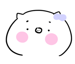 pig face3 sticker #14447395