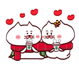 Love sticker of Matsukichi and Hanachan sticker #14448112