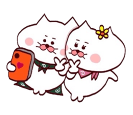 Love sticker of Matsukichi and Hanachan sticker #14448131