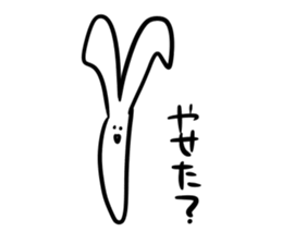 Cute colorful rabbits sticker #14448238