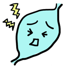 physical condition stomach,hands sticker #14448544