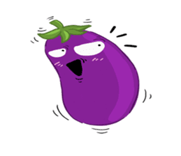 I am Eggplant. sticker #14448585