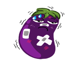 I am Eggplant. sticker #14448586
