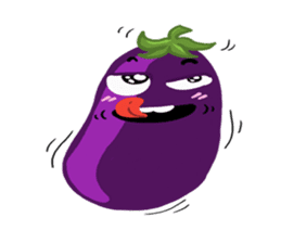 I am Eggplant. sticker #14448587