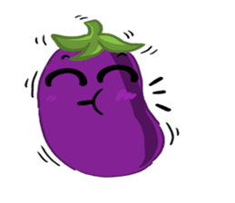 I am Eggplant. sticker #14448589
