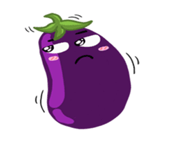 I am Eggplant. sticker #14448590