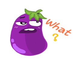 I am Eggplant. sticker #14448595