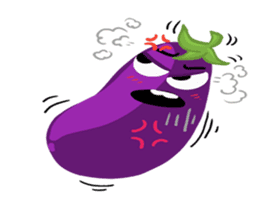 I am Eggplant. sticker #14448600