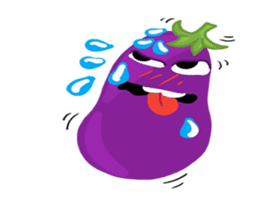 I am Eggplant. sticker #14448605