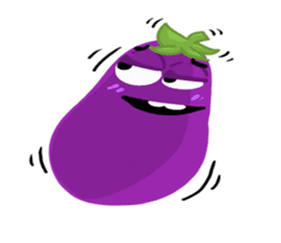 I am Eggplant. sticker #14448607