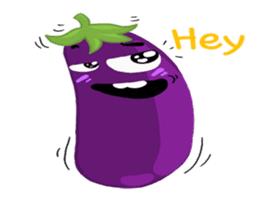 I am Eggplant. sticker #14448608