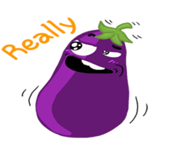 I am Eggplant. sticker #14448613