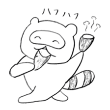 Japanese raccoon doggie2 sticker #14450011