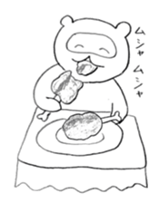 Japanese raccoon doggie2 sticker #14450012