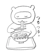 Japanese raccoon doggie2 sticker #14450013