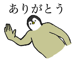 Penguin's name is Kaori sticker #14450066