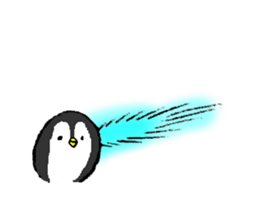 Penguin's name is Kaori sticker #14450074