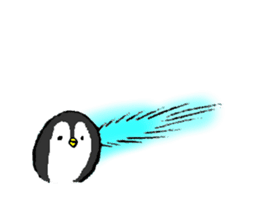 Penguin's name is Kaori sticker #14450074