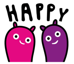 crazy life, happy life sticker #14450904