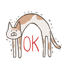 old cat xiang nian & white dog xiao bai sticker #14452336