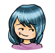 Life with laughten sticker #14452478